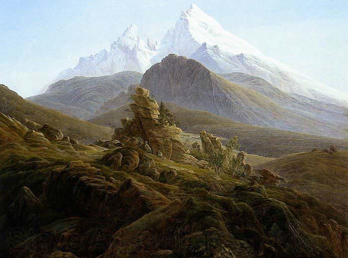Caspar David Friedrich The Watzmann Germany oil painting art